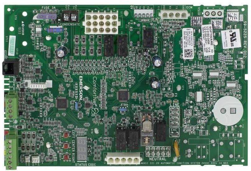 Goodman-Amana PCBKF107S Printed Circuit Board, Furnace Control