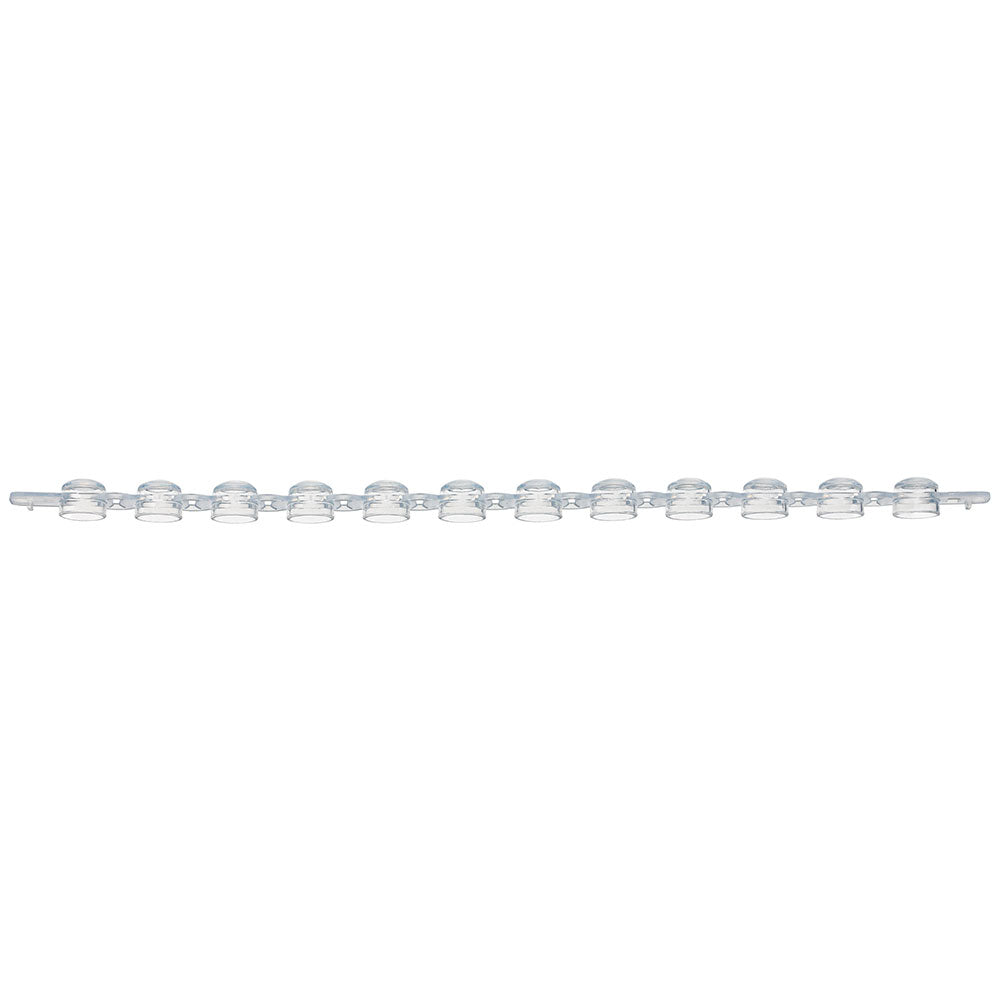 Globe Scientific PCR-02DC-12 0.2mL 12-Strip Dome Caps No Tubes Natural