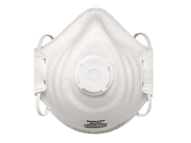 Gateway Safety 80102V PeakFit N95 Disposable Particulate Respirator Adjustable Cloth Head Strap Respiratory Protection