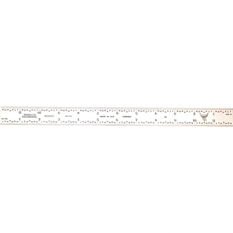 PEC Tools 262-006CT 6″ E/M Rigid Certified Rule