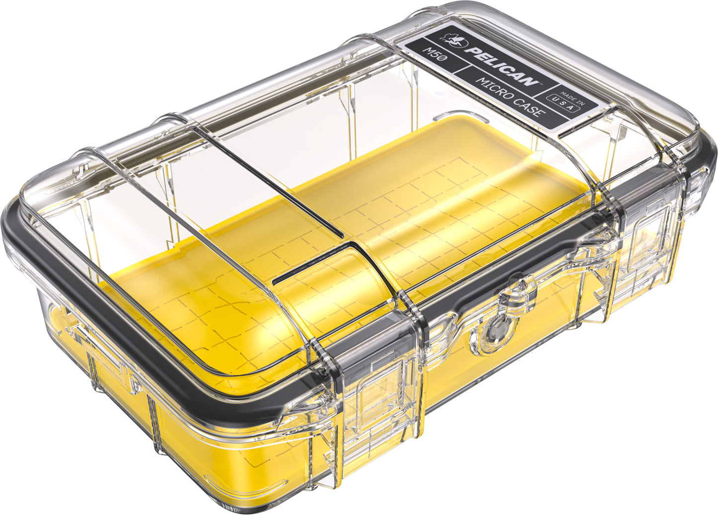 Pelican M50 Micro Case - Yellow / Clear