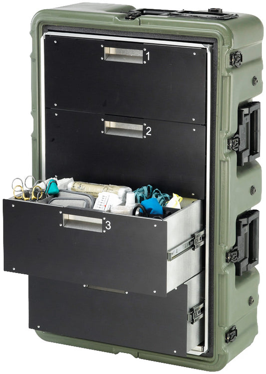 Pelican 472-MEDCHEST3-4D Medical Supply Case - Black