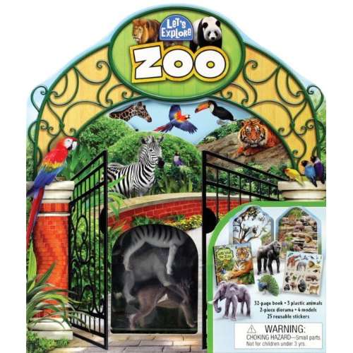 Paradise Clay PGW169 Let's Explore: Zoo - Book