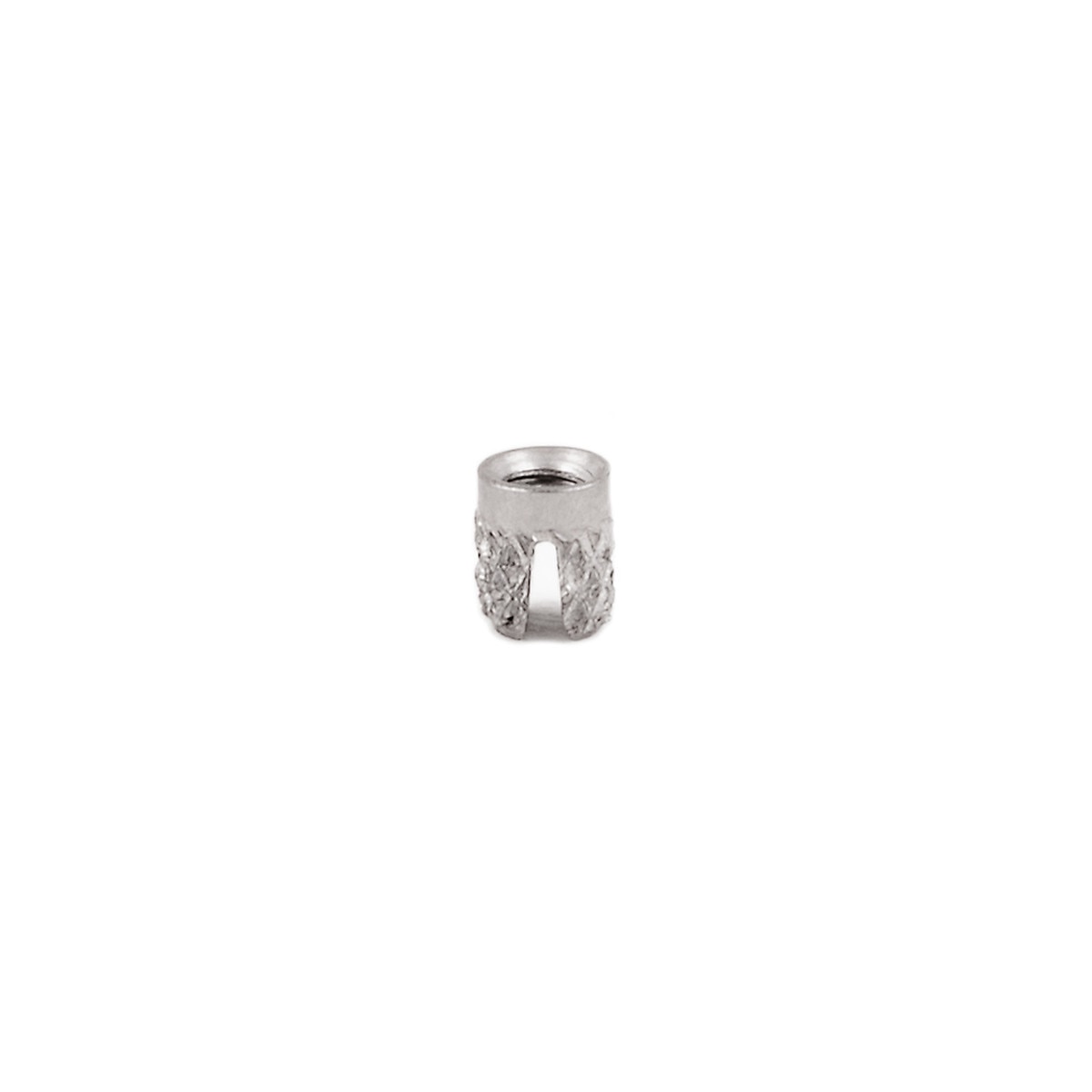 E-Z Press™ Threaded Insert for Plastic - Flush - 303 Stainless - 2-56 ...
