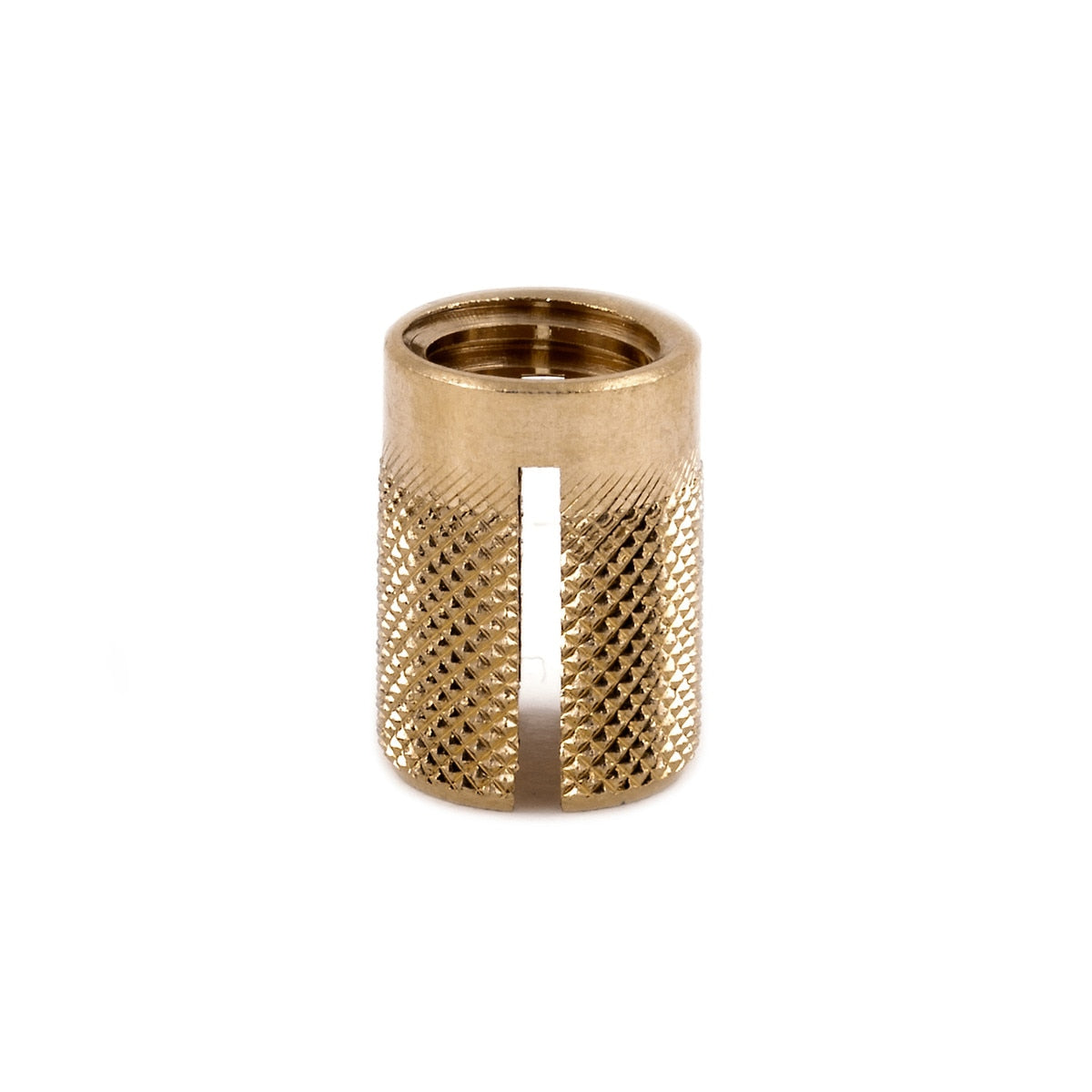 E-Z Press™ Threaded Insert for Plastic - Flush - Brass - 3/8-16 (Pack of 10)