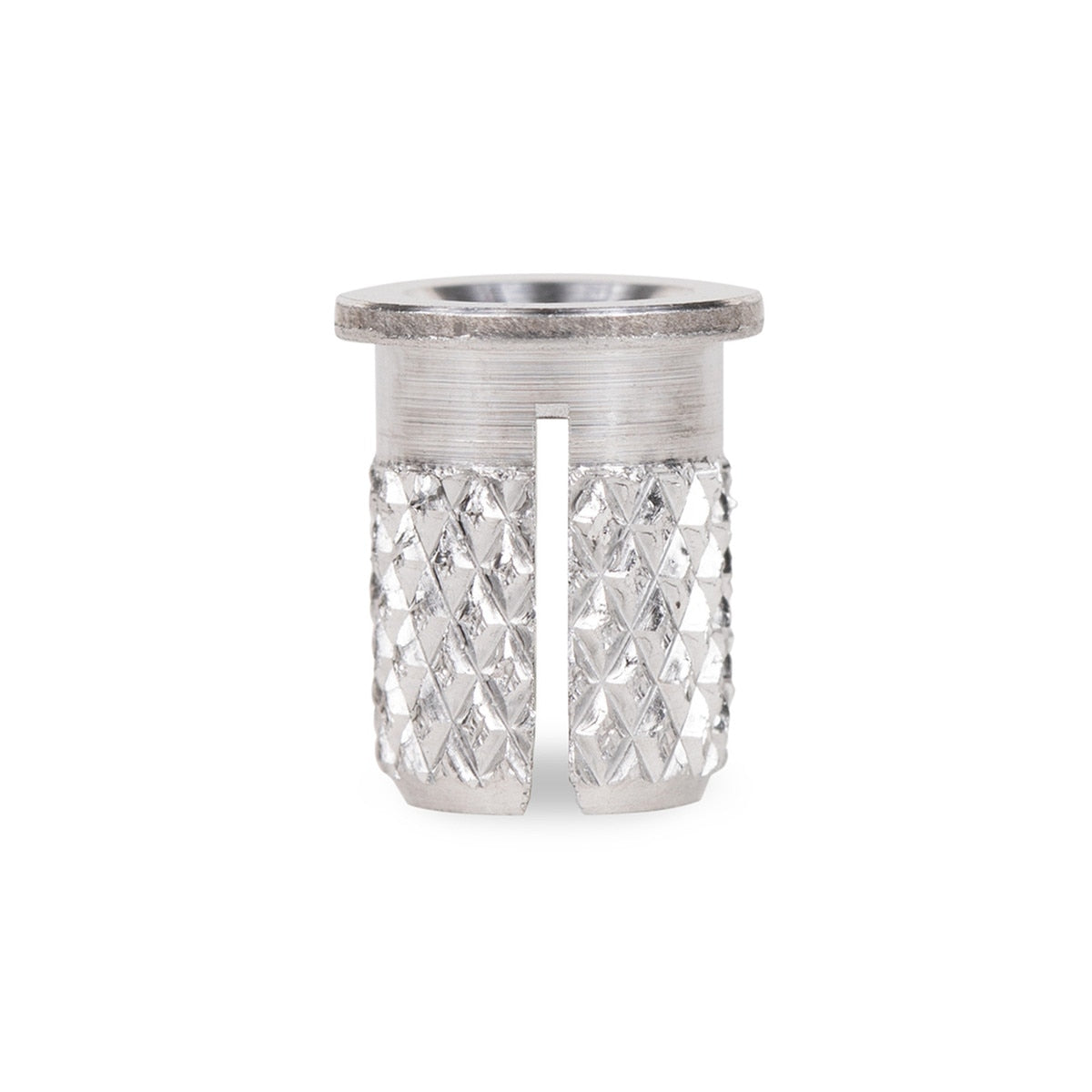 E-Z Press™ Threaded Insert for Plastic - Flanged - Aluminum - 10-24 (P ...