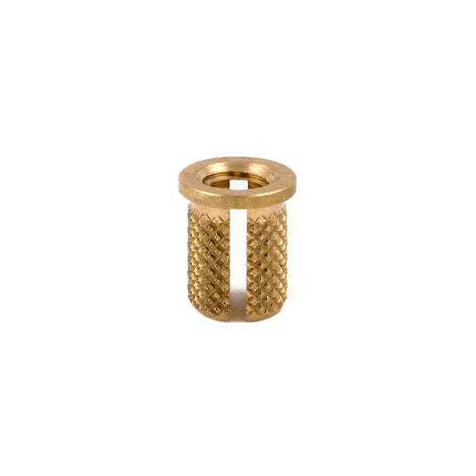 E-Z Press™ Threaded Insert for Plastic - Flanged - Brass - M6-1.0 (Pack of 25)