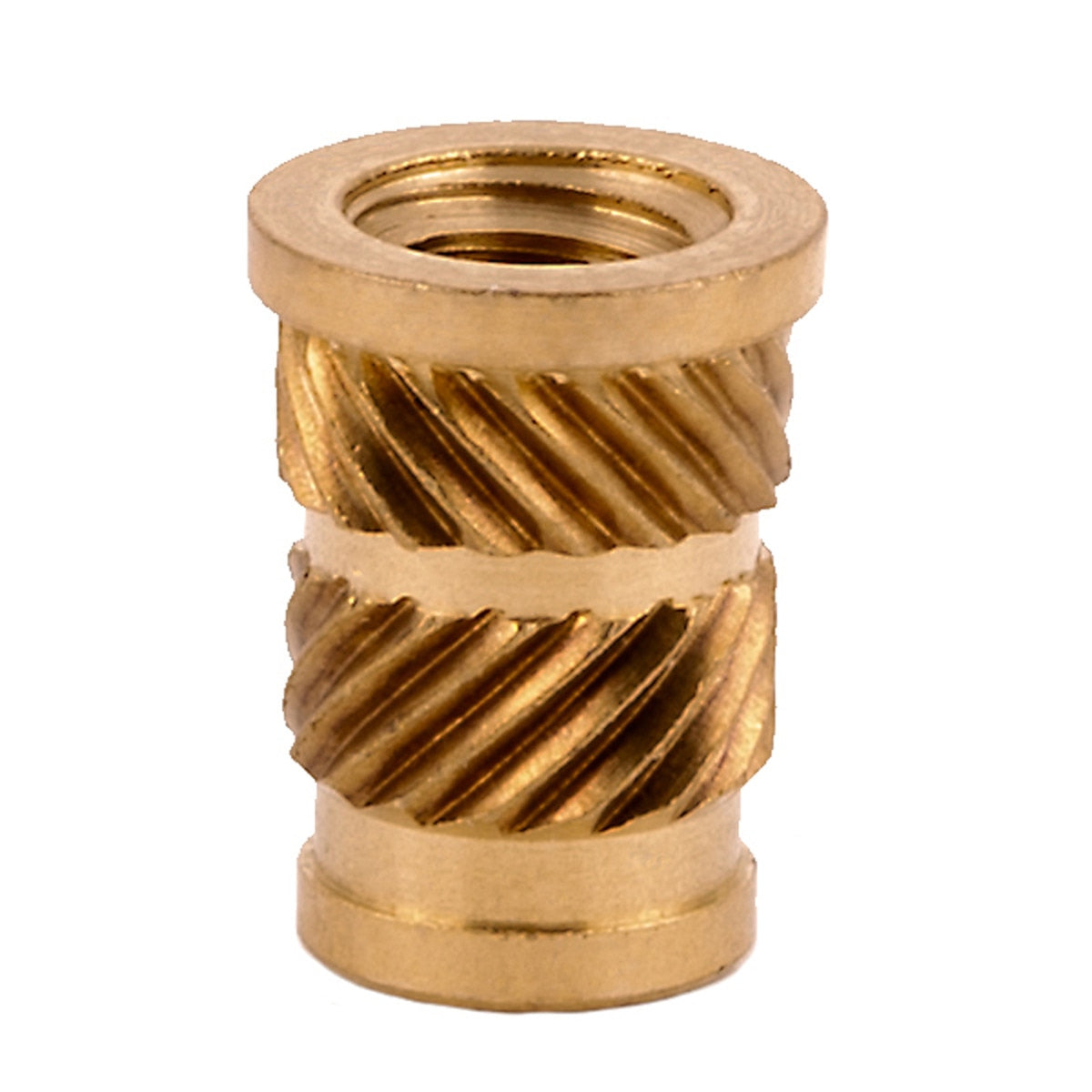 E-Z Sonic™ Threaded Insert for Plastic - Straight - Flanged - 10-24 (P ...