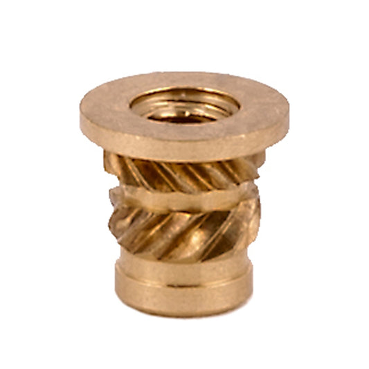 E-Z Sonic™ Threaded Insert for Plastic - Straight - Flanged - 2-56 (Pack of 100)