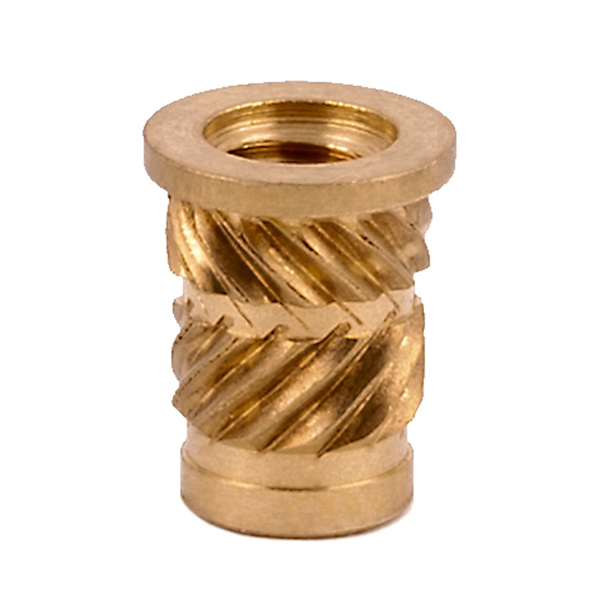 E-Z Sonic™ Threaded Insert for Plastic - Straight - Flanged - 6-3 (Pack of 100)