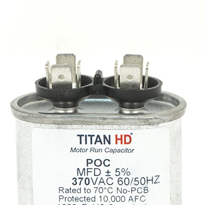 Packard POC15A Titan Hd Run Capacitor 15 Mfd 370 Volt Oval