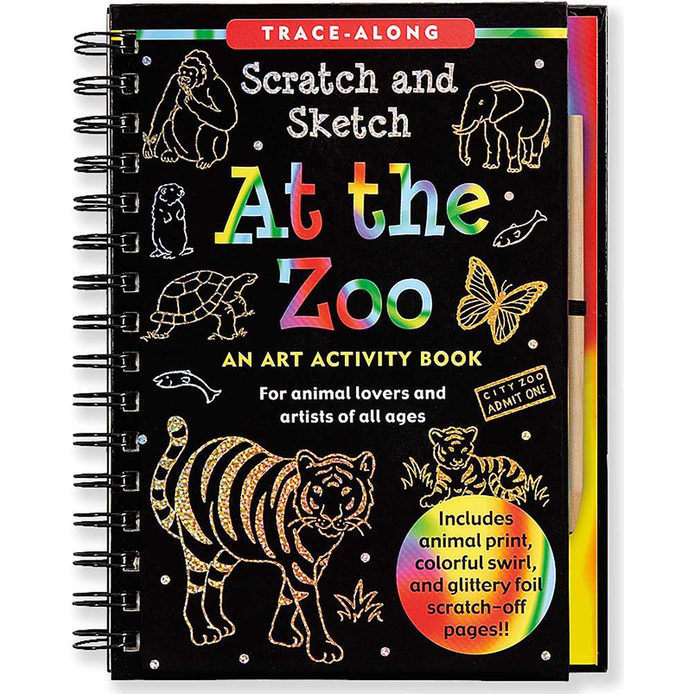 Paradise Clay PPP009 Scratch and Sketch: At The Zoo - Book