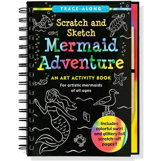Paradise Clay PPP012 Scratch and Sketch: Mermaid Adventure - Book