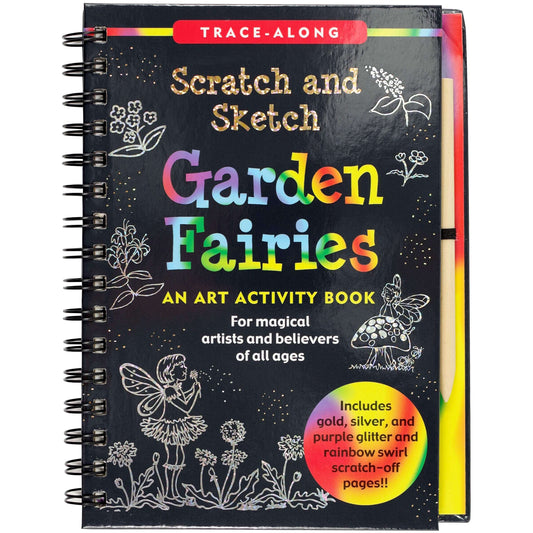 Paradise Clay PPP047 Scratch & Sketch Garden Fairies - Book