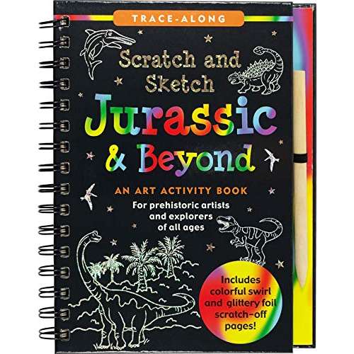 Paradise Clay PPP052 Scratch & Sketch Jurassic & Beyond - Book