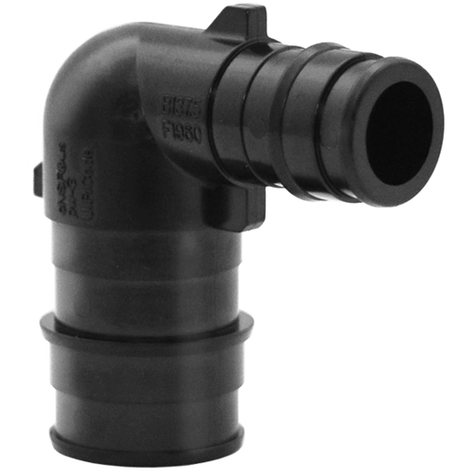 Legend Valves 461-908 1/2" x 3/4" PPSU Plastic Cold Expansion PEX Reducing 90° Elbow
