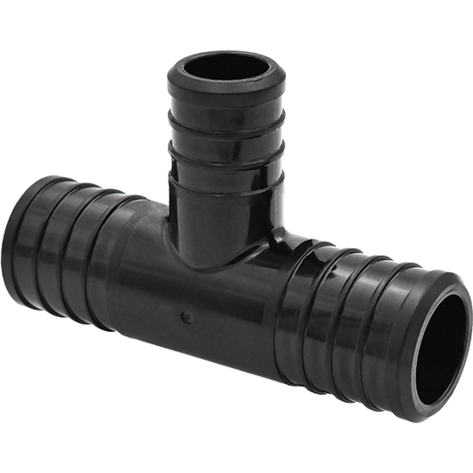 Legend Valves 461-215 1" x 3/4" x 1" PPSU Plastic Crimp/Cinch PEX Reducing Tee