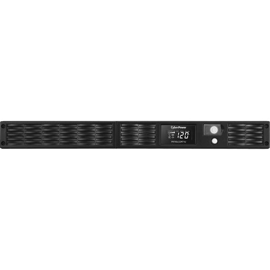 CyberPower Smart App Sinewave PR750LCDRT1U 750VA Pure Sine Wave 1U RT LCD UPS - 700 VA/600 W - 3 Minute - Tower/Rack Mountable - 3 Minute - 7 x NEMA 5-15R - EMI / RFI