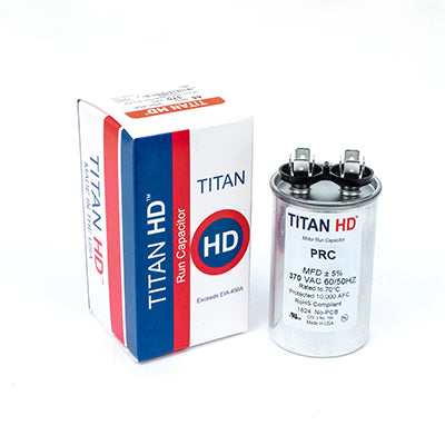 Packard PRC45A Titan Hd Run Capacitor 45 Mfd 370 Volt Round