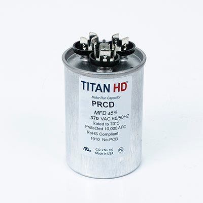 Packard PRCD3510A Titan Hd Run Capacitor 35+10 Mfd 370 Volt Round