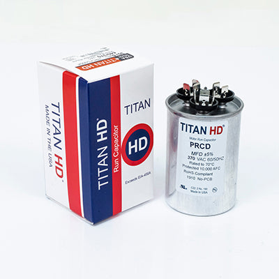 Packard PRCD3510A Titan Hd Run Capacitor 35+10 Mfd 370 Volt Round