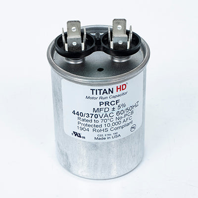 Packard PRCF15A Titan Hd Run Capacitor 15 Mfd 440/370 Volt Round