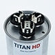 Packard PRCFD255A Titan Hd Run Capacitor 25+5 Mfd 440/370 Volt Round