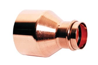 Everflow FPRC2520 2 1/2 x 2 Copper Reducer, FTG x P, 2-1/2'' x 2''