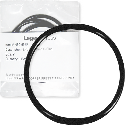 Legend Valves 450-994P 1-1/4" Replacement EPDM O-Rings for Copper Press Fitting Sockets