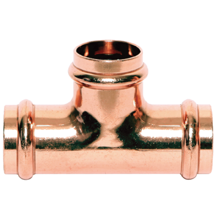 Legend Valves 450-157P 1-1/2" LegendPress Wrot Copper Tee