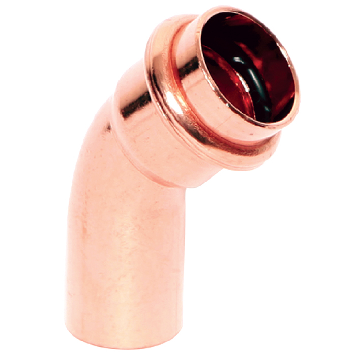 Legend Valves 450-066P 1-1/4" LegendPress Copper 45° Press x FTG Street Elbow