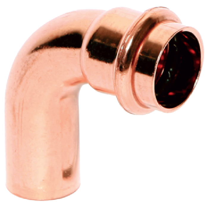 Legend Valves 450-047P 1-1/2" LegendPress Copper 90° Press x FTG Long Turn Street Elbow