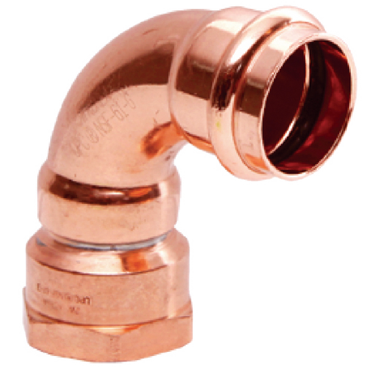 Legend Valves 450-134P 1-1/4" LegendPress Copper 90° Elbow