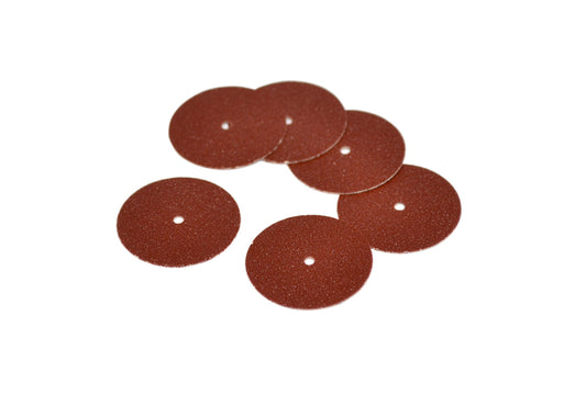 Grobet USA® 10.01103 Adalox Sanding Discs, 7/8″ Diameter, Coarse Grit, Aluminum Oxide, Pin Hole Center, EA