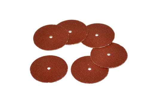 Grobet USA® 10.01104 Adalox Sanding Discs, 7/8″ Diameter, Medium Grit, Aluminum Oxide, Pin Hole Center, EA