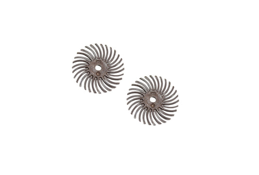 Grobet USA® 10.3513 3M 3-Radial Bristle Discs, 1″ Diameter, 36 Grit, Brown, EA
