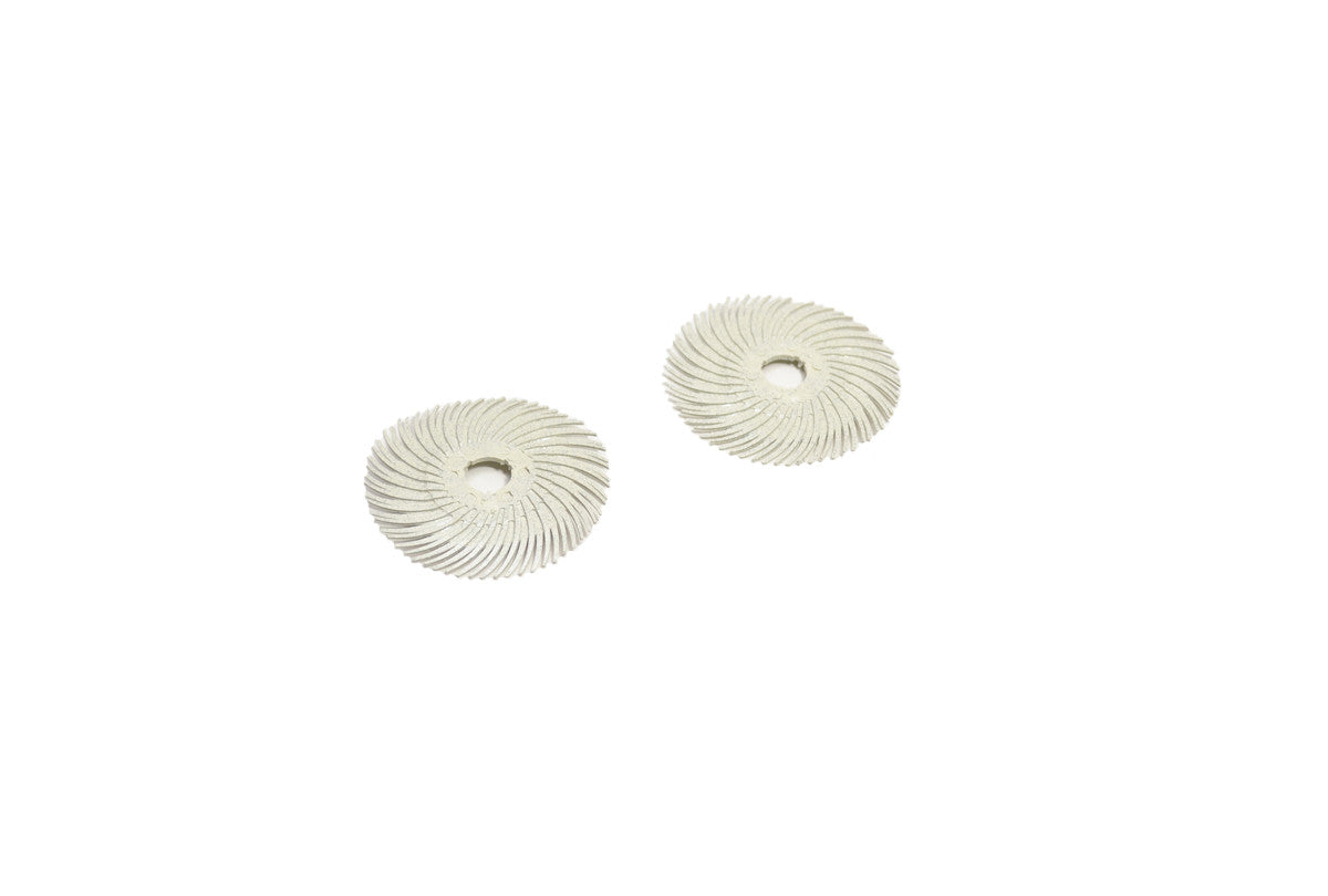 Grobet USA® 10.3518 3M 3-Radial Bristle Discs, 2″ Diameter, 120 Grit, White, EA