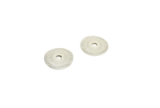 Grobet USA® 10.3518 3M 3-Radial Bristle Discs, 2″ Diameter, 120 Grit, White, EA