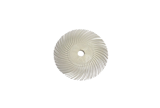 Grobet USA® 10.3525 3M 3-Radial Bristle Discs, 3″ Diameter, 120 Grit, White, EA