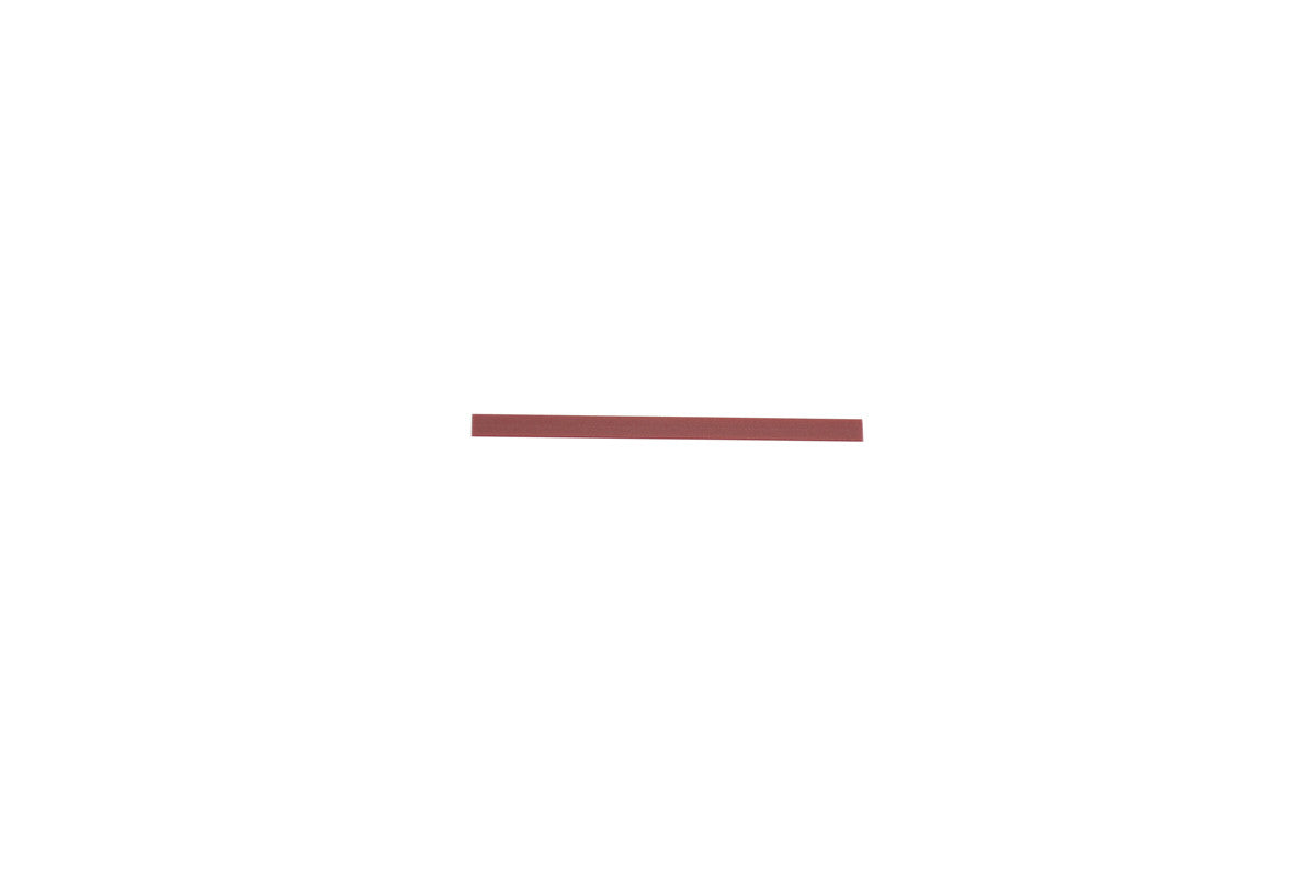 Grobet USA® 10.437 Ruby Midget Stone, Flat, 2″ X .120″ X .1″, EA
