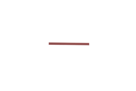 Grobet USA® 10.437 Ruby Midget Stone, Flat, 2″ X .120″ X .1″, EA