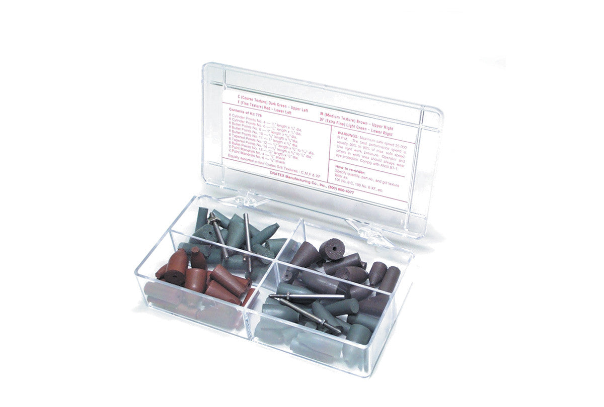 Grobet USA® 10.754 Cratex Assortment, 68 Pieces, EA