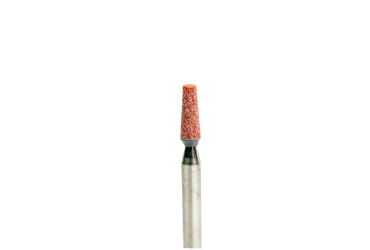 Grobet USA® 11.504 Ruby Mounted Point, .095″ To .063″ Diameter, .3″ HEAd Length, 3/32″ Shank, 1 DZ