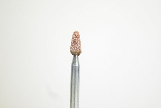Grobet USA® 11.509 Ruby Mounted Point, .106″ To .065″ Diameter, .237″ HEAd Length, 3/32″ Shank, 1 DZ
