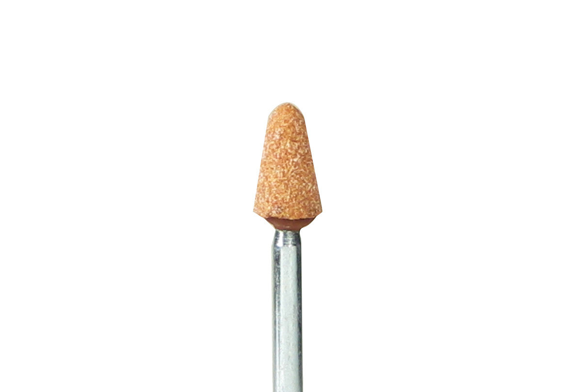 Grobet USA® 11.524 Ruby Mounted Point, .205″ Diameter, .090″ HEAd Length, 3/32″ Shank, 1 DZ