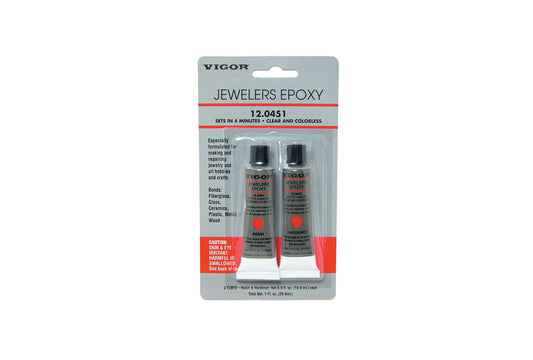 Grobet USA® 12.0451 Vigor Jeweler’S Epoxy, EA