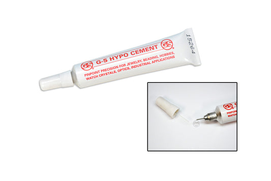 Grobet USA® 12.205 Gs Hypo-Tube Crystal Cement, EA