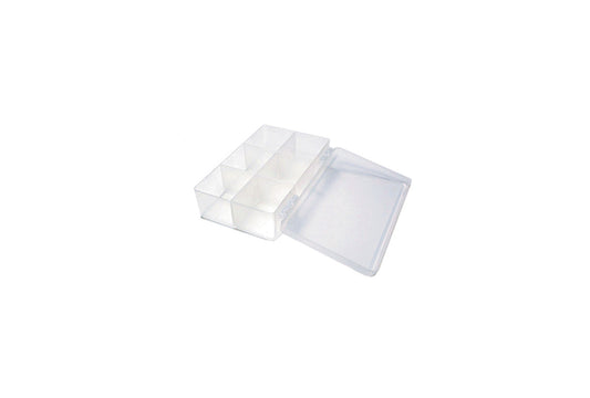Grobet USA® 15.136 Plastic Storage Box With 6 Compartments, EA