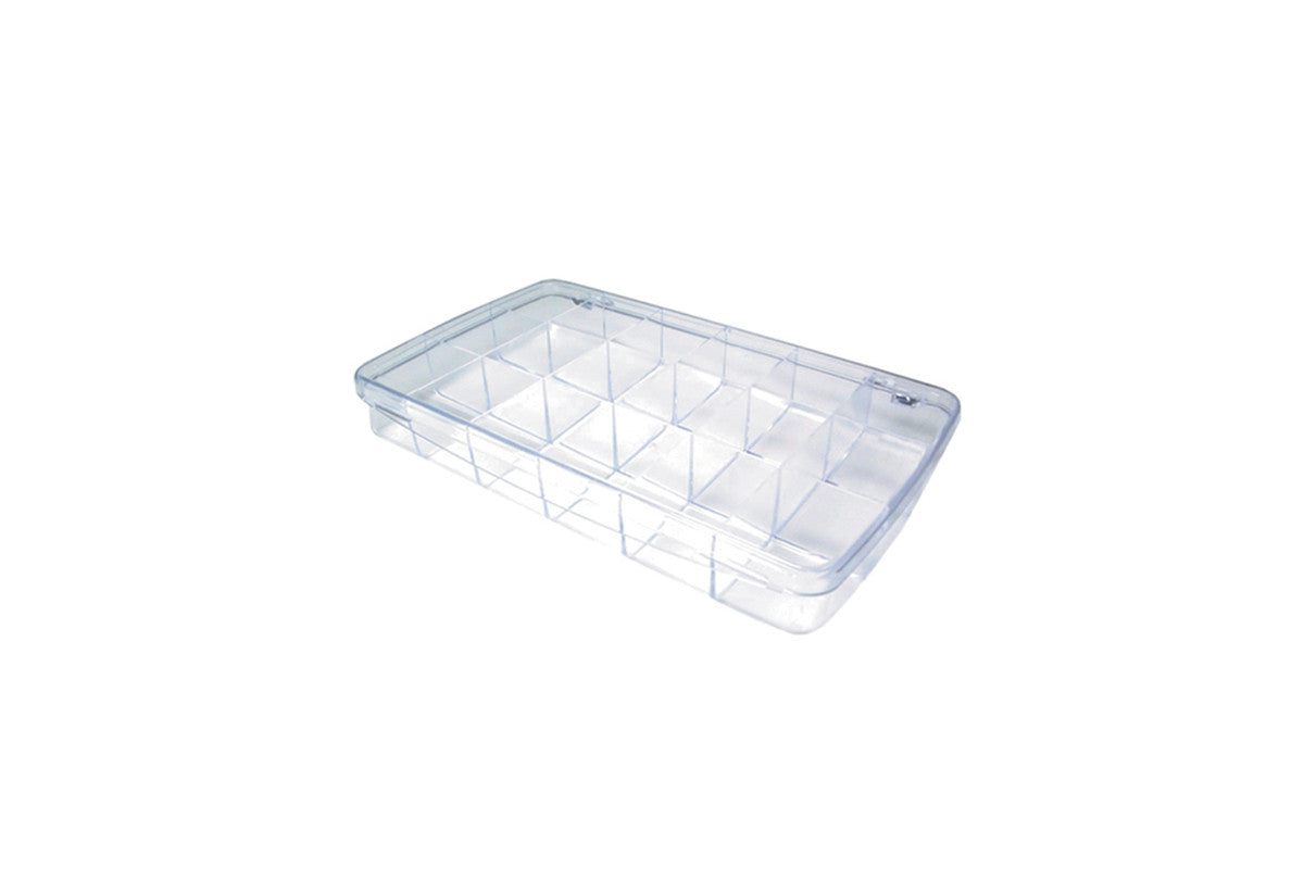 Grobet USA® 15.139 Plastic Storage Box With 18 Compartments, EA
