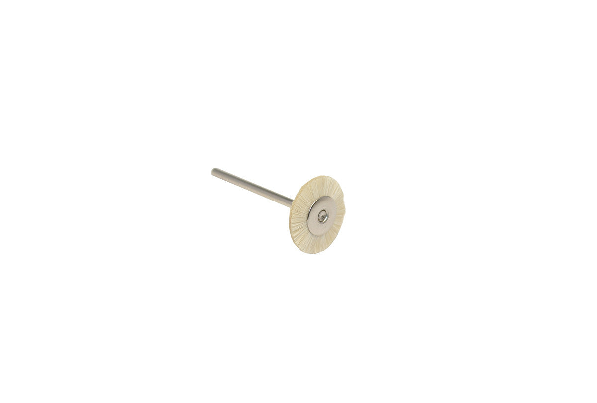 Grobet USA® 16.0697 Soft Bristle Wheel Brush, 3/4″ Diameter 3/32″ Shank, 1 DZ